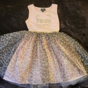Pink and Cheetah Tutu Dress